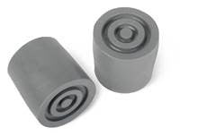 Walker Tip Replacements Gray 1 I D Set of 2 Tips