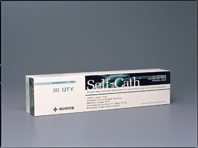 Self Cath Catheter 14fr 16 St Tip Green Funnel End Bx/30