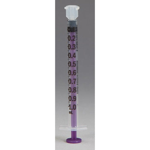 1mL Sterile Purple Oral Syringe 240/Case