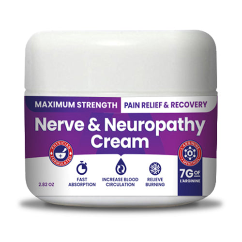 Nerve & Neuropathy Cream 2.82 oz. Jar Each for Pain Relief