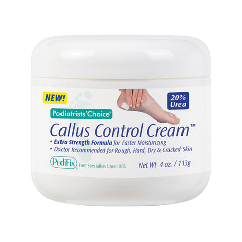 Podiatrists' Choice Callus Control Cream 4 oz. for Soft Feet