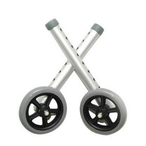 ProBasics 5 Fixed Wheels With Glide Caps Pair For Walkers