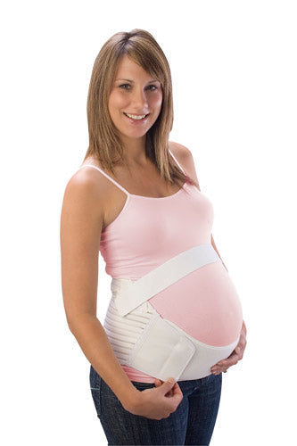 Loving Comfort Maternity Support Medium White for Expecting Moms