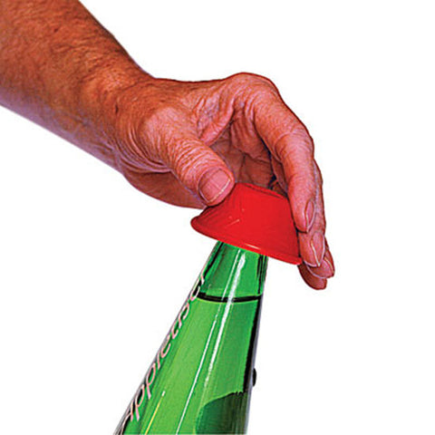 Bottle Opener Red Anti-Skid Non Slip Design for Easy Use