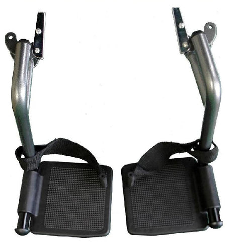 Replacement Footrests for Drive TR39E-SV Silver Vein