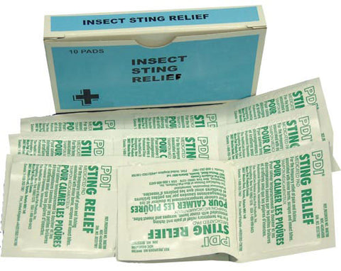 Insect Sting Wipes Bx/10 for Fast Relief from Bites