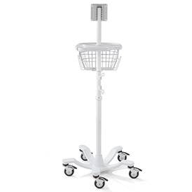 Connex Spot Monitor Classic Mobile Stand With Wire Basket