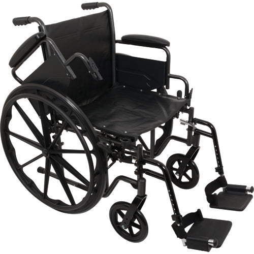 K2 Wheelchair 16 x16 Removable Desk Arms Footrests