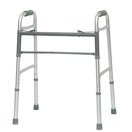 Bariatric Two-Button Folding Walkers W/out Wheels 2/CS