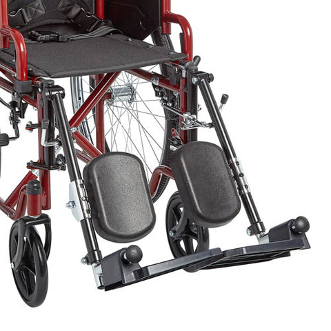 Elevated Legrests Pair for ZG1600 and ZG1800 Wheelchairs