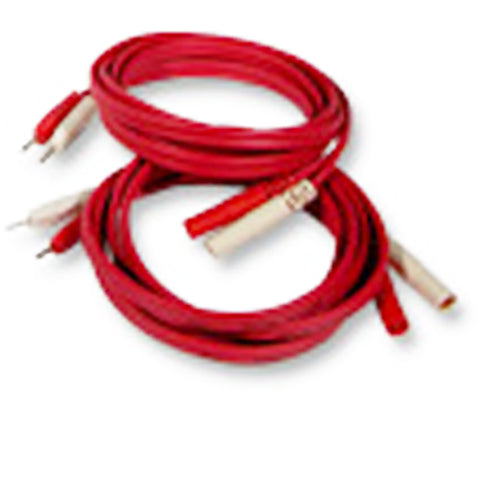 Lead Cord Set 1 Red And 1 White For Richmar Theratouch