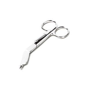 Lister Bandage Scissors 4-1/2", Silver w/Clip