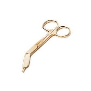 Lister Bandage Scissors 5-1/2", Gold Plated