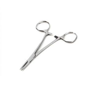 Kelly Forceps, Straight 5-1/2", Silver