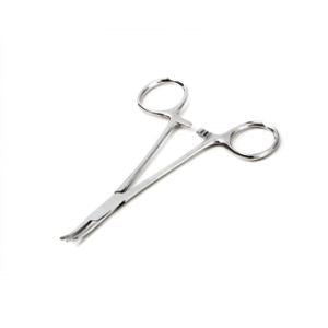 Kelly Forceps, Curved 6-1/4", Silver