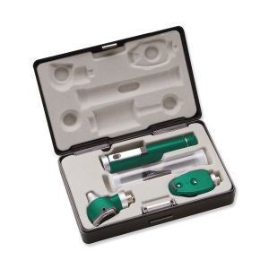 Diagnostix Pocket Oto/Oph Set 2.5V, 1 Handle, Green