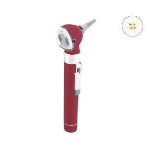 Diagnostix Pocket Otoscope 2.5V, Hal/Xen, Burgundy