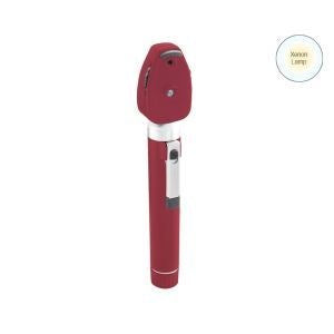 Diagnostix Pkt Ophthalmoscope 2.5V, Hal/Xen, Burgundy