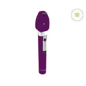 Diagnostix Pkt Ophthalmoscope 2.5V, Hal/Xen, Soft, Purple