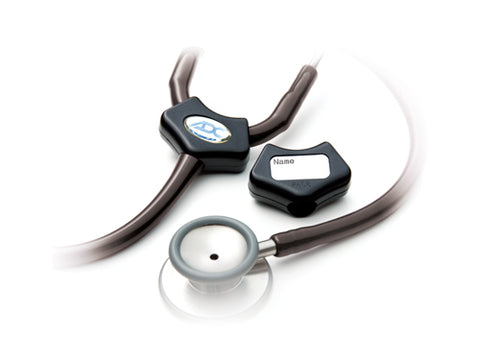 ADC Stethoscope ID Tags Black Premium for Personalization