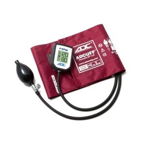 Diagnostix Aneroid Sphyg 1 PC Cuff, Lrg Adult, Burgundy