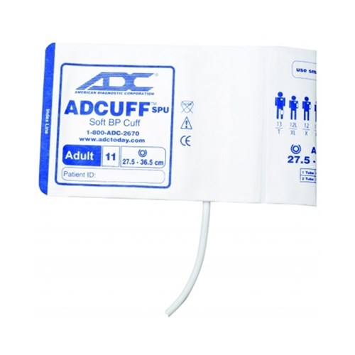 Adcuff Spu Cuff, 1 Tube Adult, Navy, Hp Conn, 20/Pkg