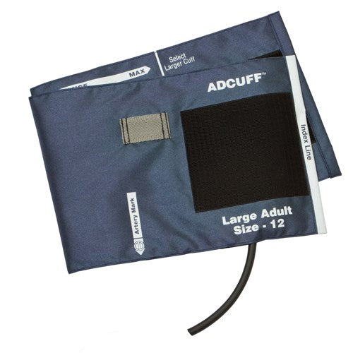 Adcuff & Bladder, 1 Tube Lrg Adult, Navy, LF