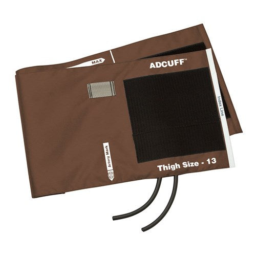 Adcuff & Bladder, 2 Tube Thigh, Brown, LF