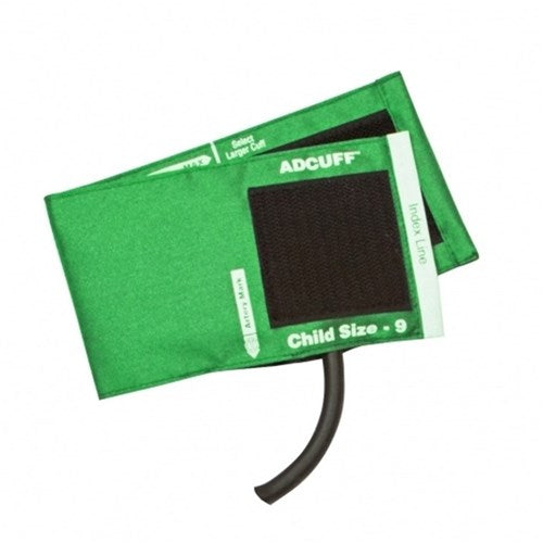 Adcuff & Bladder, 1 Tube Child, Green, LF