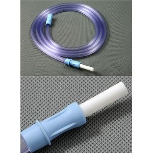 Suction Connector Tubing Amsure 6 Foot 0.188" I.D. Sterile Tube To Tube Connector Clear Nonconductive Pvc 50/CS