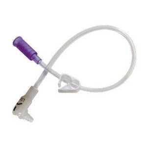 Mini Classic Gastric Set 12" Right Angle Purple Bolus Extension Set Enfit 10/BX