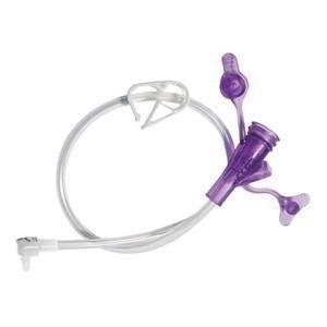 Mini Classic Gastric Set 12" Right Angle Clear Y-Port Extension Set Enfit 10/BX