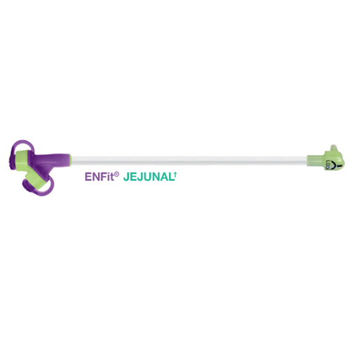 Micro G-JET Low Profile Pediatric G-J Enteral Feeding Tube 12 inch Right Angle Single ENFit� Feed Set