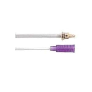 Minione Gastric Feed Set 24" Straight Purple Bolus Feed Set 10/BX