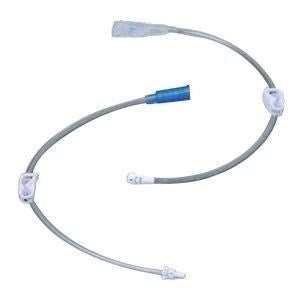 Minione Gastric Feed Set 24" Right Angle Purple Bolus Feed Set 10/BX