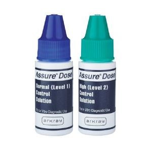 Blood Glucose Control Solution Assure Dose 2 X 2.5mL Level 1 & 2