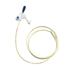 CORFLO Nasogastric / Nasointestinal NG Feeding Tube 6FR 36" Length ANTI-IV Connector with Stylet, Weighted 10/CS