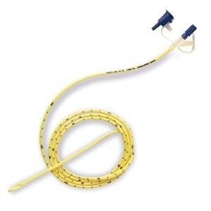 CORFLO Nasogastric / Nasointestinal NG Feeding Tube 10FR 36" Length with Stylet, Non Weighted 10/CS