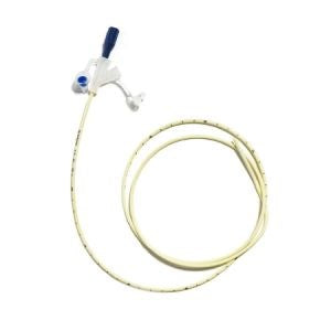 CORFLO Nasogastric / Nasointestinal NG Feeding Tube 6FR 36" Length ANTI-IV Connector with Stylet, Non Weighted 10/CS