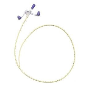 CORFLO Nasogastric / Nasointestinal NG Feeding Tube 6FR 22" Length with ENFIT Connector with Stylet, Non Weighted 10/CS