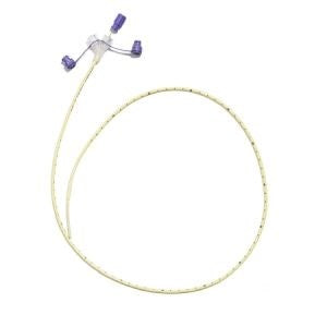 CORFLO Nasogastric / Nasointestinal NG Feeding Tube 8FR 36" Length with ENFIT Connector with Stylet, Non Weighted 10/CS