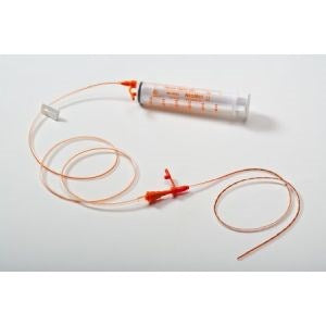 NEOMED Polyurethane Feeding Tube Nasogastric NG 10FR 60CM Orange NON ENFIT 10/PK