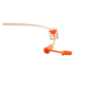 NEOMED Extension Set NON ENFIT Bifurcated 60" Orange Slide Tubing Clamp Medication Port 50/PK