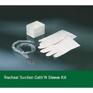 Trach Suction Cath N Sleeve 8 Fr St 16" Suction Cath CS/50