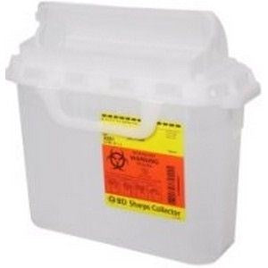 Sharps Container Clear 5.4 Qt