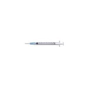 Tuberculin Syringe with Needle PrecisionGlide 1 mL 25 Gauge 5/8 Inch Thin Wall NonSafety 100/BX