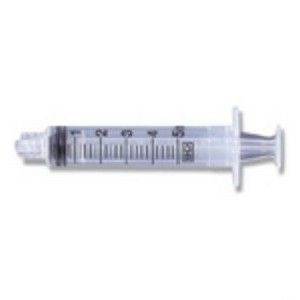 General Purpose Syringe 5mL 125/BX Luer Lock Tip Without Safety