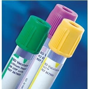 Vacutainer Plastic Edta Tube 10mL Lavender 100/Pack