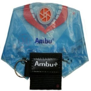 Ambu Res-Cue Key Black Cpr Barrier Shield One-Way Valve Key Ring