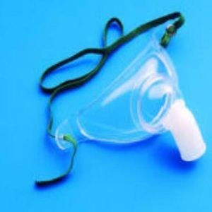 Oxygen Mask Airlife Tracheostomy Large Adjustable Neck Strap